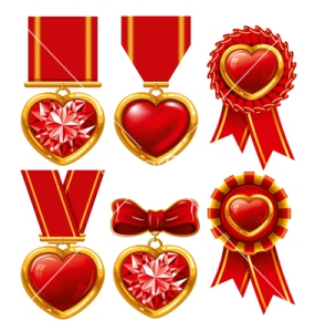 Medal heart